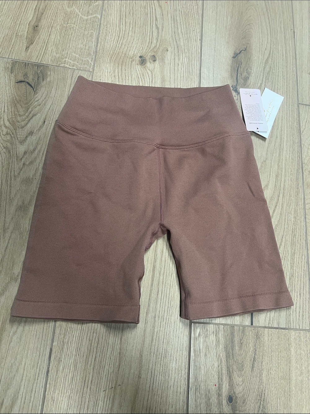 Spiritual Gangster Mauve High-Rise Bike Shorts